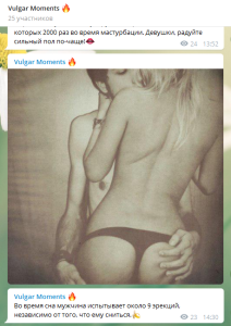 Telegram канал - Vulgar Moments