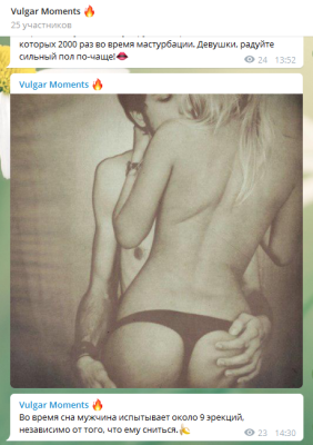 Telegram канал - Vulgar Moments